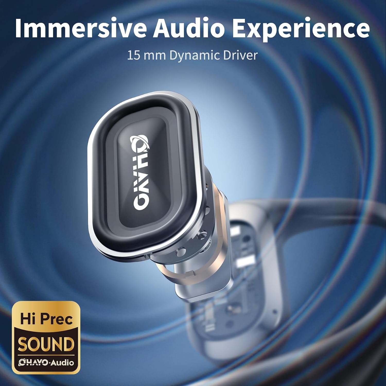 AUDÍFONOS OHAYO OPEN EAR T10 BLUETOOTH 5.4 IPX6 - 4