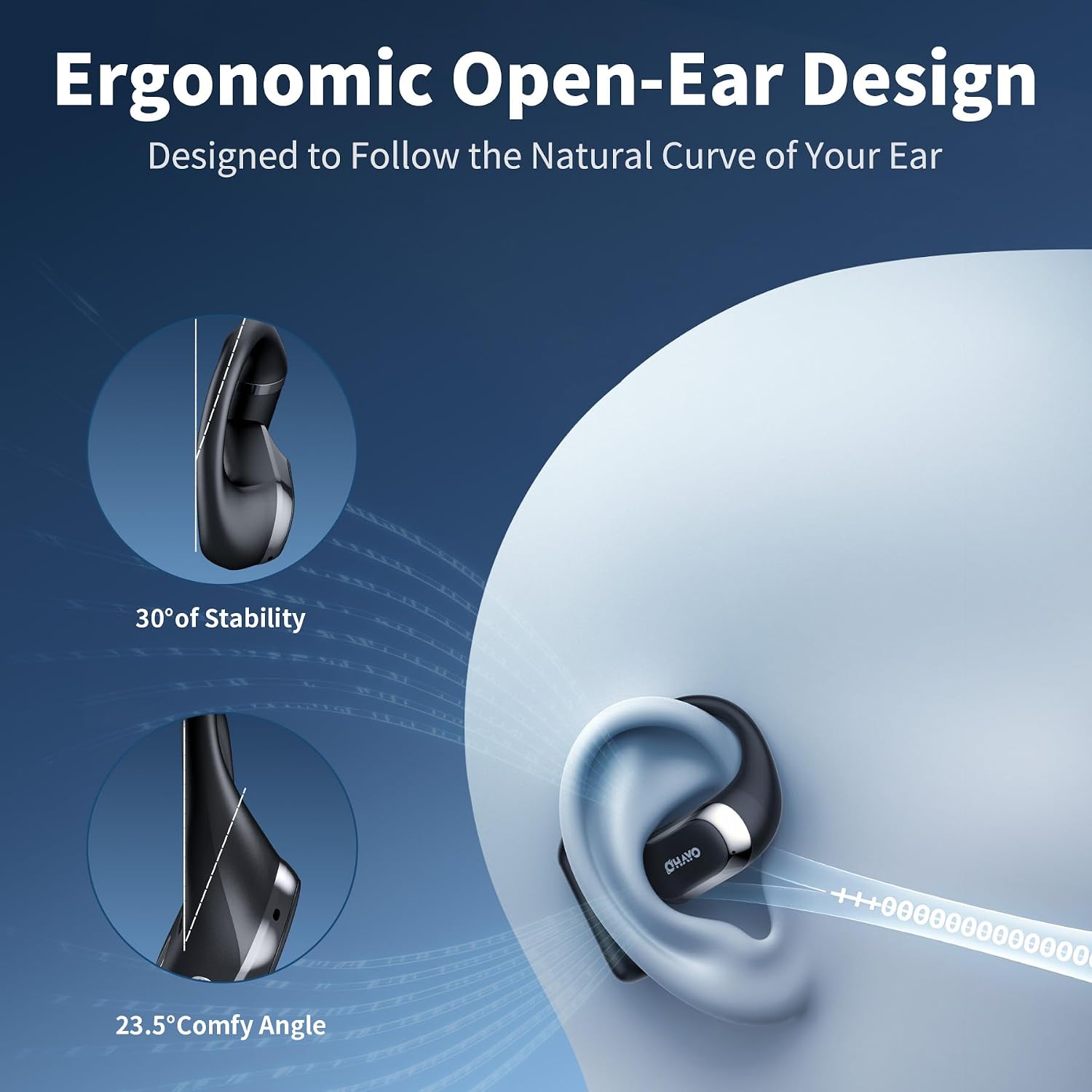 AUDÍFONOS OHAYO OPEN EAR T10 BLUETOOTH 5.4 IPX6 - 5