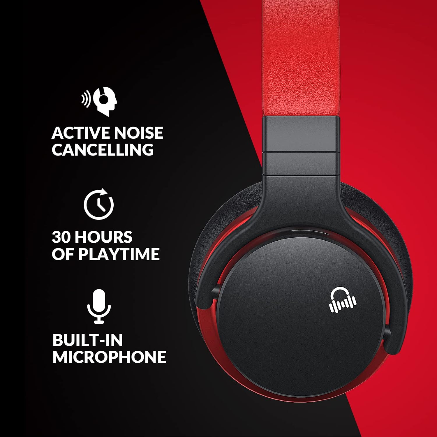 AUDÍFONOS OVER-EAR MOVSSOU E7 CON CANCELACIÓN ACTIVA DE RUIDO - 2