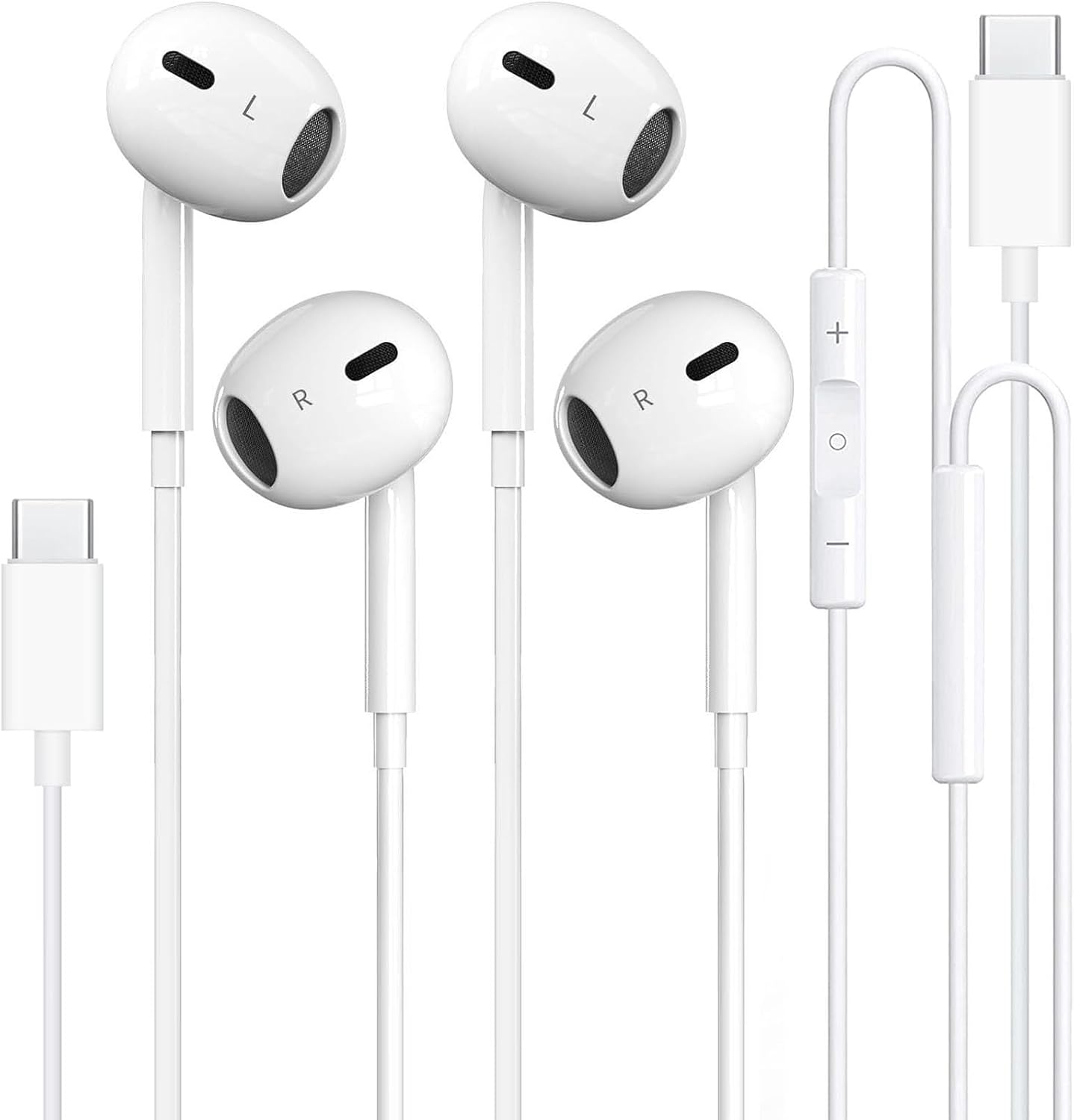 AUDÍFONOS USB C TOPERSON CON MICRÓFONO Y CONTROL REMOTO PARA IPHONE 17/16 Y OTROS DISPOSITIVOS - 1