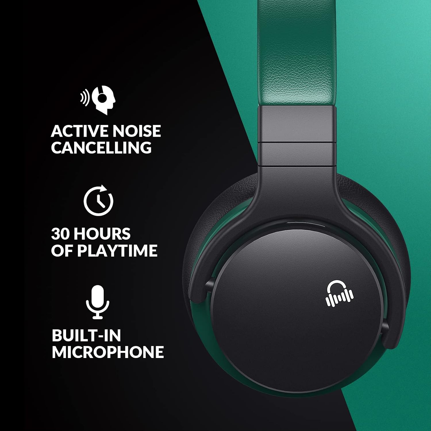 AUDÍFONOS OVER-EAR MOVSSOU E7 CON CANCELACIÓN ACTIVA DE RUIDO - 2