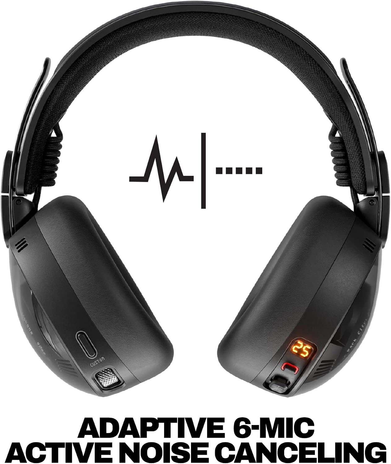 AUDÍFONOS SKULLCANDY AVIATOR 900 ANC INALÁMBRICOS CON CANCELACIÓN DE RUIDO TRUE BLACK - 2