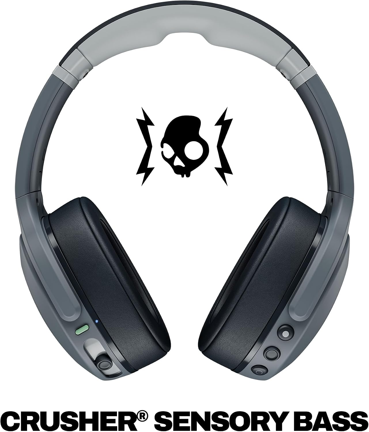 AUDÍFONOS SKULLCANDY CRUSHER EVO WIRELESS BASS AJUSTABLE GRIS CHILL - 2