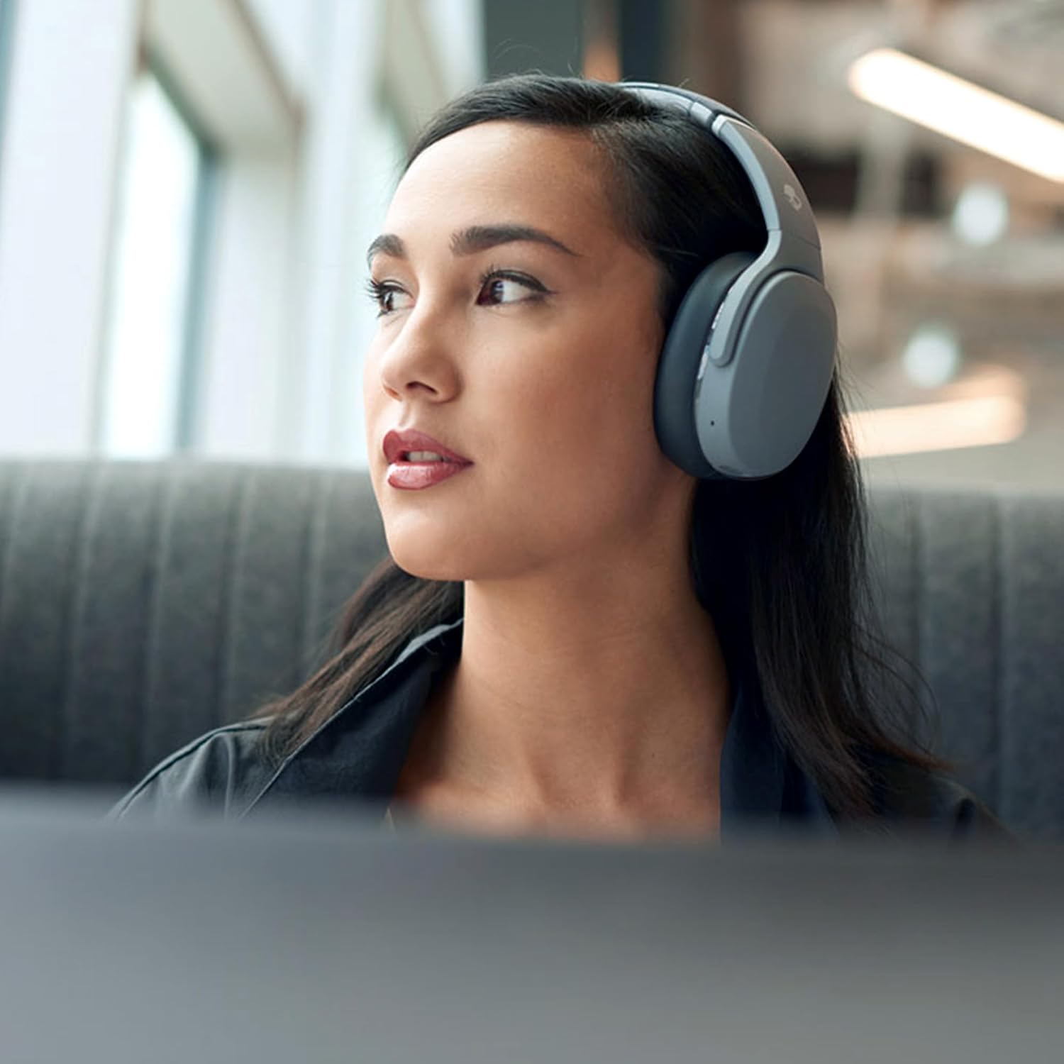 AUDÍFONOS SKULLCANDY CRUSHER EVO WIRELESS BASS AJUSTABLE GRIS CHILL - 4