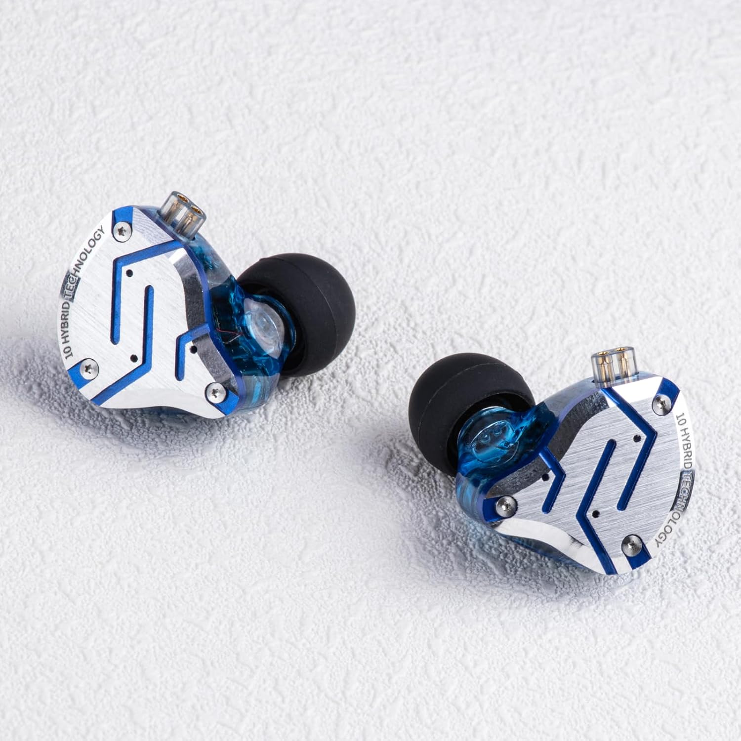 AUDÍFONOS IN EAR LINSOUL KZ ZS10 PRO 4BA+1DD AZUL BRILLANTE - 2