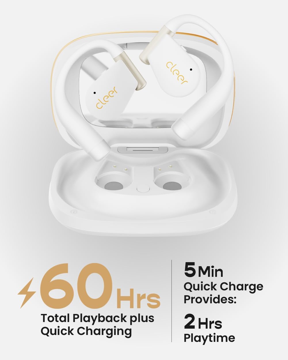 AUDÍFONOS IN-EAR CLEER ARC 5 OPEN EAR BLANCO - 3