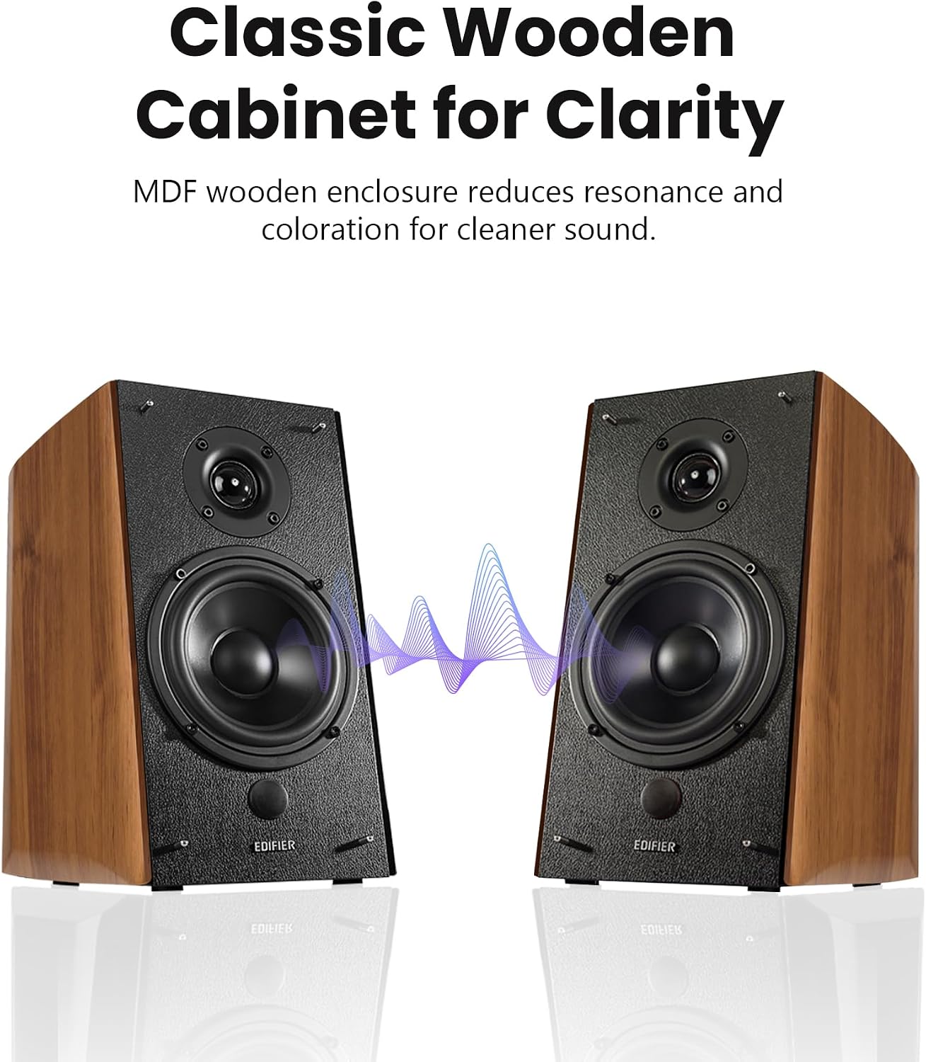 PARLANTES EDIFIER R2000DB BLUETOOTH 120W RMS MADERA - 3