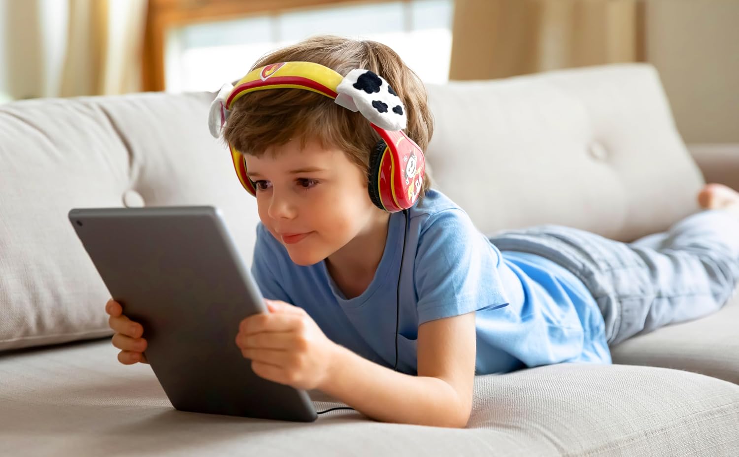 AUDÍFONOS PARA NIÑOS EKIDS PAW PATROL MARSHALL CON CABLE Y CONECTOR 3.5 MM - 2