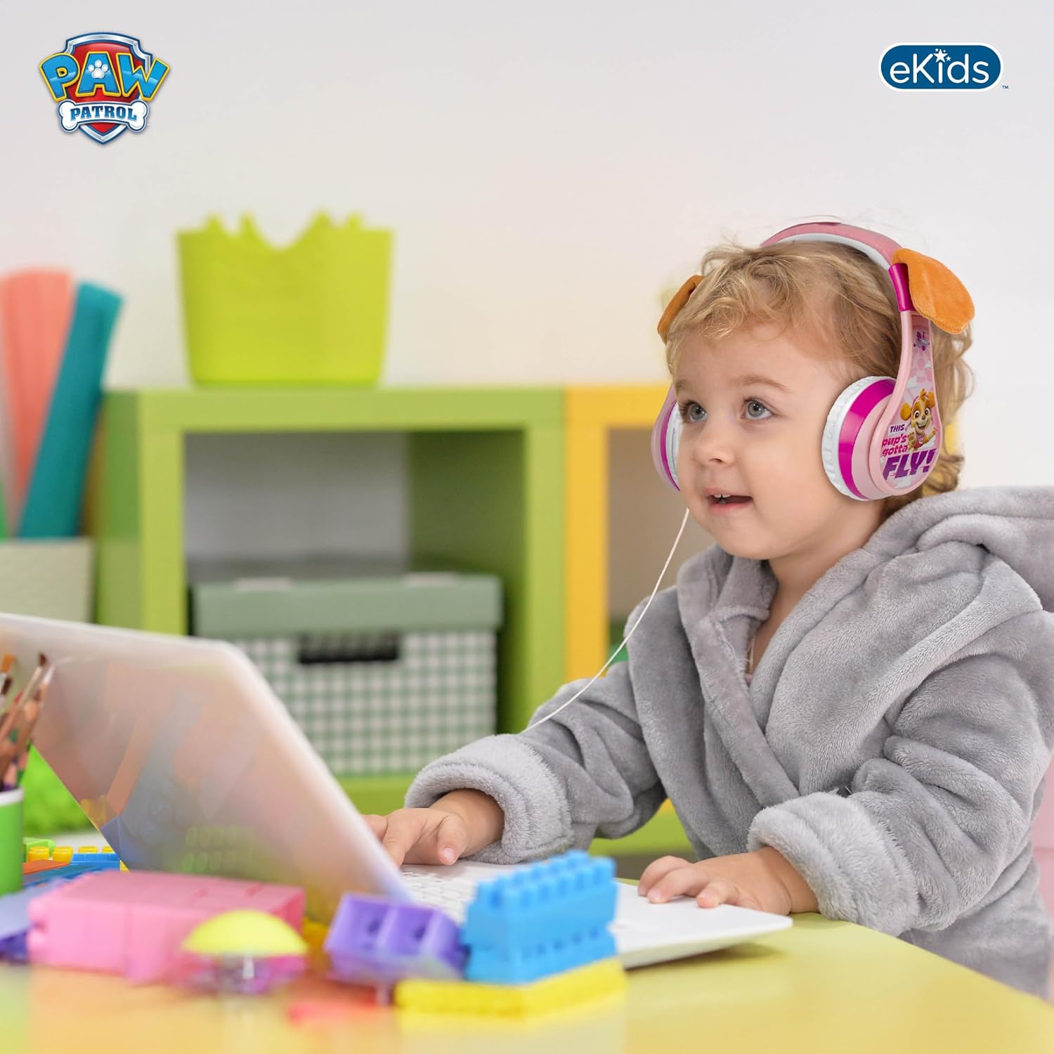 AUDÍFONOS BLUETOOTH PARA NIÑOS EKIDS PAW PATROL SKYE LIBERTY - 5