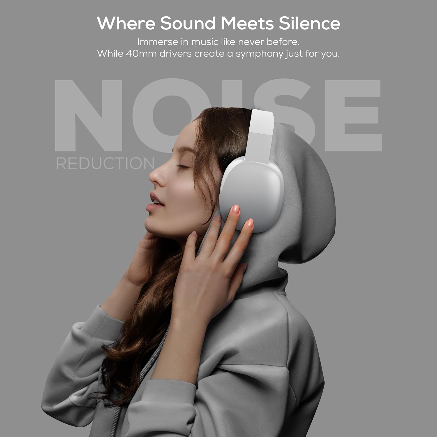 AUDÍFONOS GABBA GOODS OVER EAR BLUETOOTH CON MICRÓFONO Y MICRO SD PLATA - 2