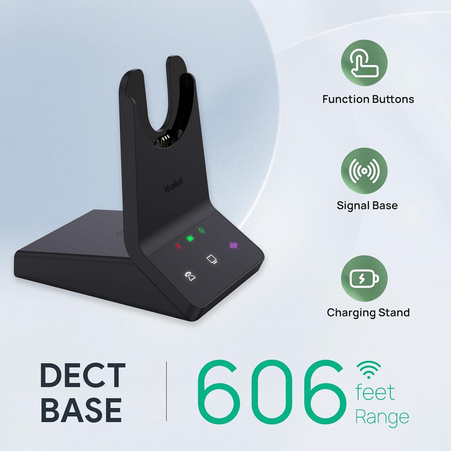 HEADSET INALÁMBRICO YEALINK WH64 DUAL UC DECT Y BLUETOOTH - 3