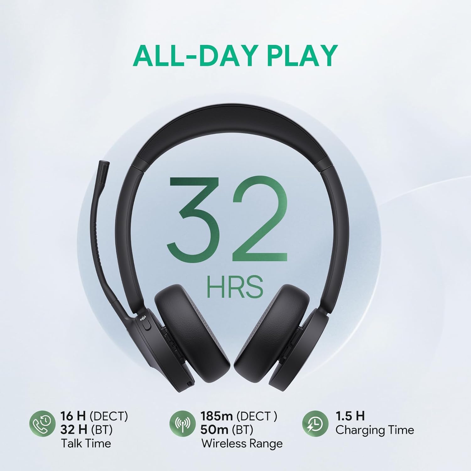 HEADSET INALÁMBRICO YEALINK WH64 DUAL UC DECT Y BLUETOOTH - 4