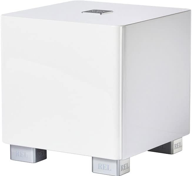 SUBWOOFER REL ACOUSTICS T/5X 8 PULGADAS BLANCO BRILLANTE - 1