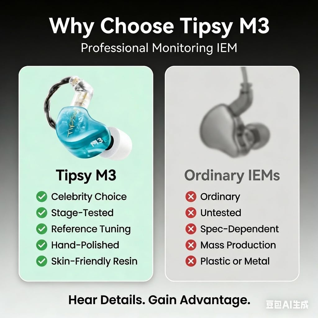 AUDÍFONOS IN-EAR TIPSYAUTHEN TIPSY M3 PRO AZUL - 4