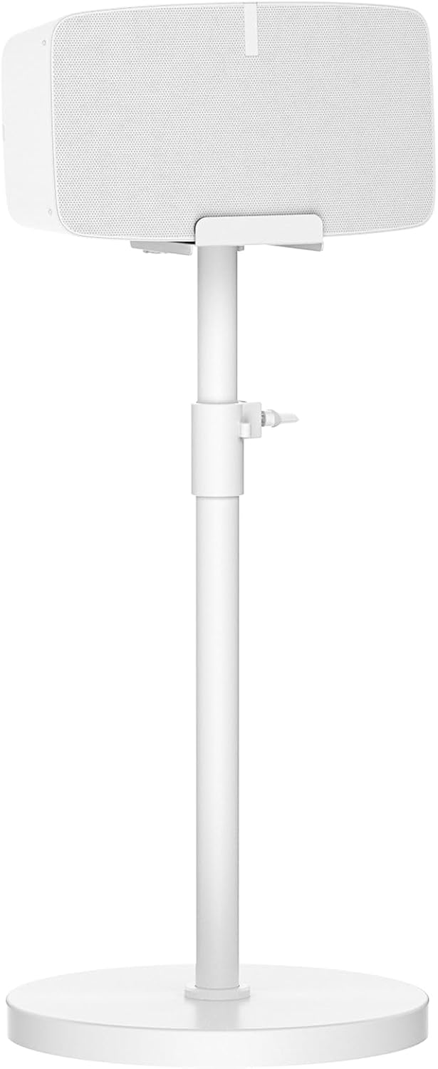 SOPORTE DE PISO AJUSTABLE PARA PARLANTES SONOS FIVE Y PLAY:5 YIBRACKI BLANCO 1 UNIDAD - 1