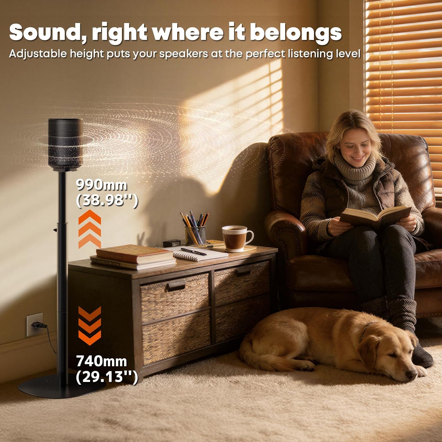 SOPORTES PARA PARLANTES PUTORSEN SONOS ERA 100, 100 SL Y ERA 300 JUEGO DE 2 - 4
