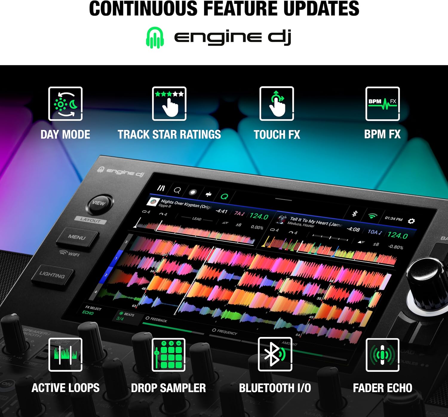 CONTROLADOR DJ DENON DJ SC LIVE 4 STANDALONE NEGRO - 4