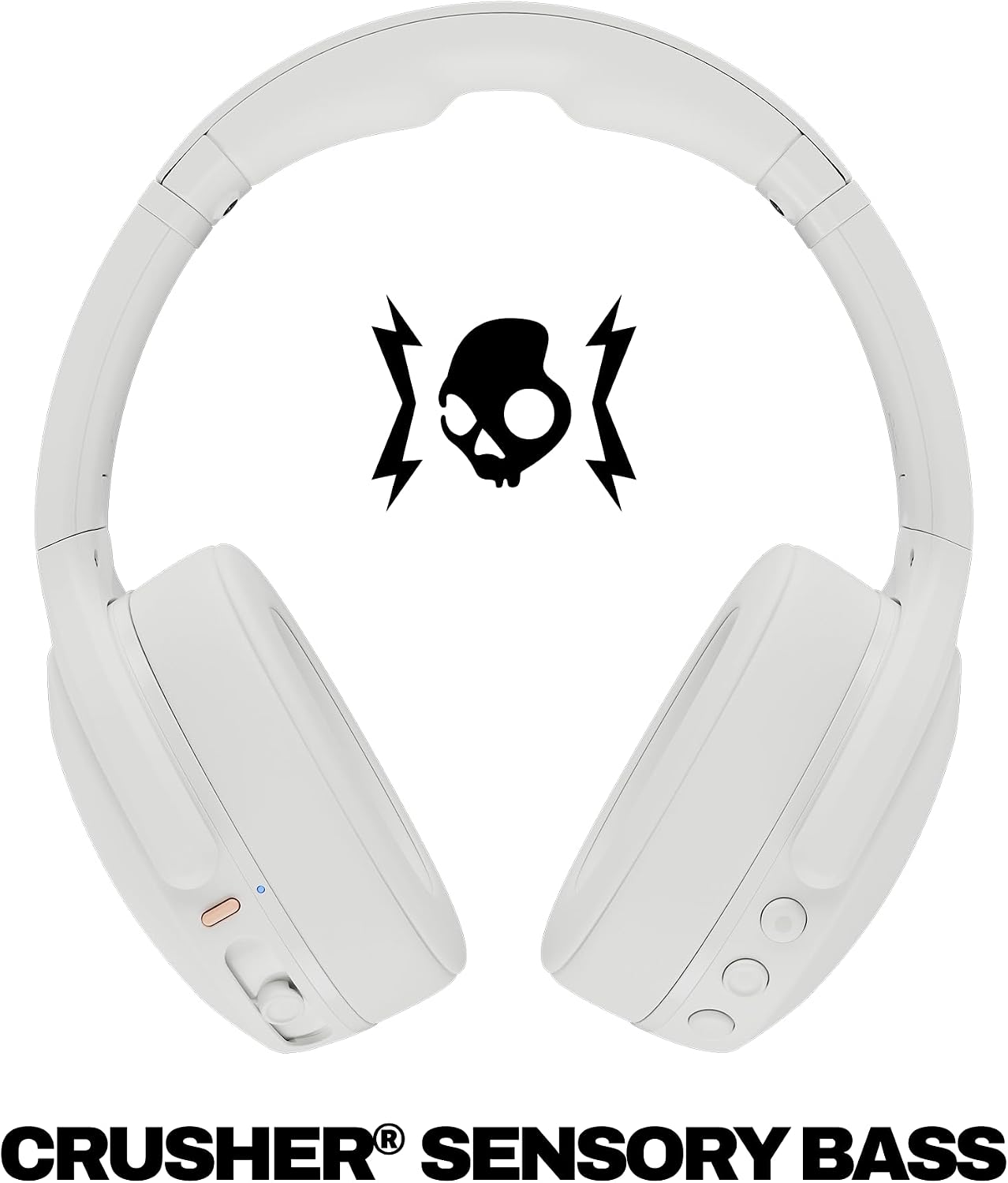 AUDÍFONOS SKULLCANDY CRUSHER EVO WIRELESS BASS AJUSTABLE BONE - 2