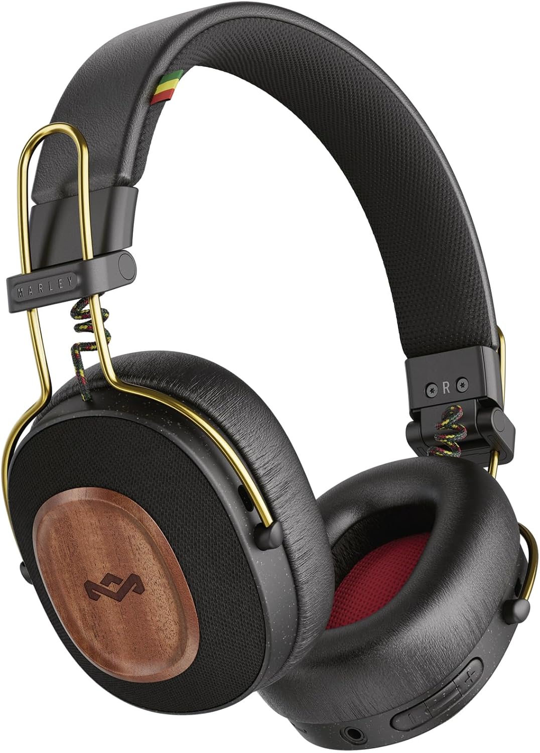AUDÍFONOS ON-EAR HOUSE OF MARLEY POSITIVE VIBRATION RIDDIM BAMBOO RASTA - 1