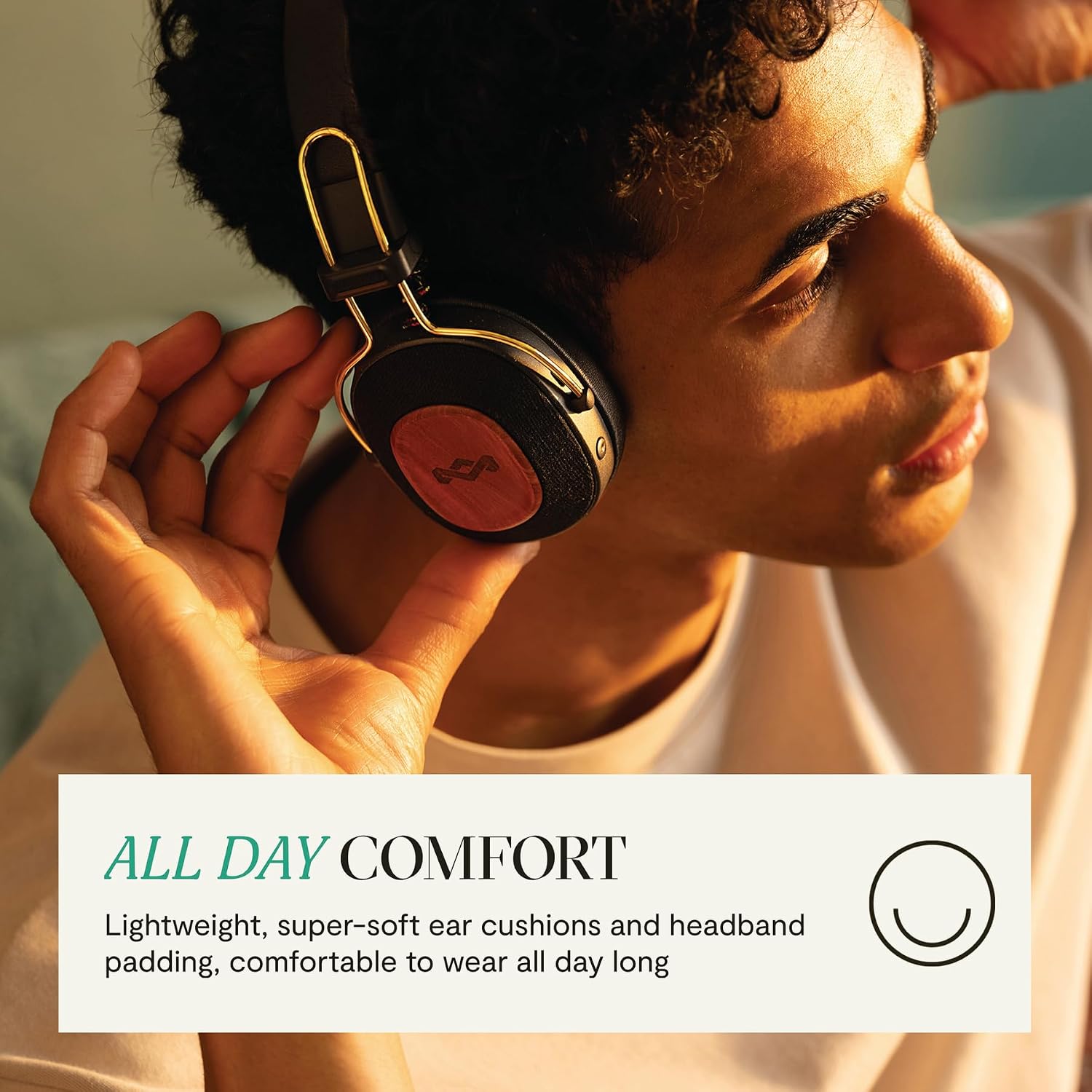 AUDÍFONOS ON-EAR HOUSE OF MARLEY POSITIVE VIBRATION RIDDIM BAMBOO RASTA - 5