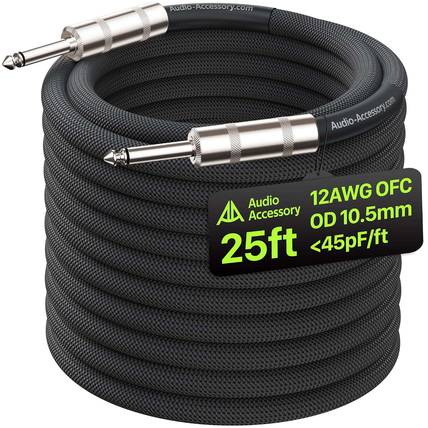 CABLE PARA PARLANTE AA AUDIO ACCESSORY 1/4 PULG 7.62 M 12 AWG TRENZADO NYLON KEVLAR - 1