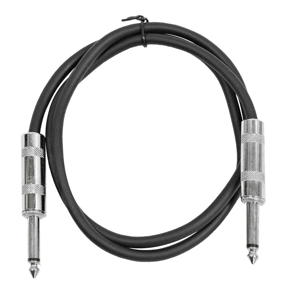 CABLE PARA INSTRUMENTO SEISMIC AUDIO SASTSX-3 BLACK 3 PIES 6 UNIDADES - 2