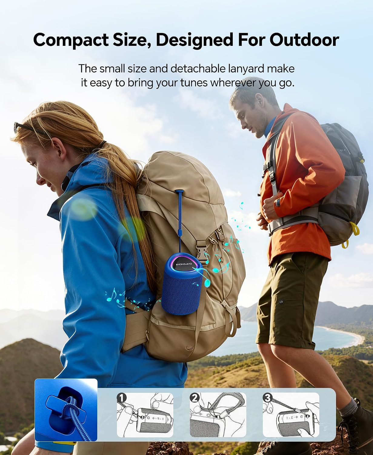 PARLANTE BLUETOOTH PORTÁTIL CHIFENCHY PULSESOUND 20W IMPERMEABLE - 3