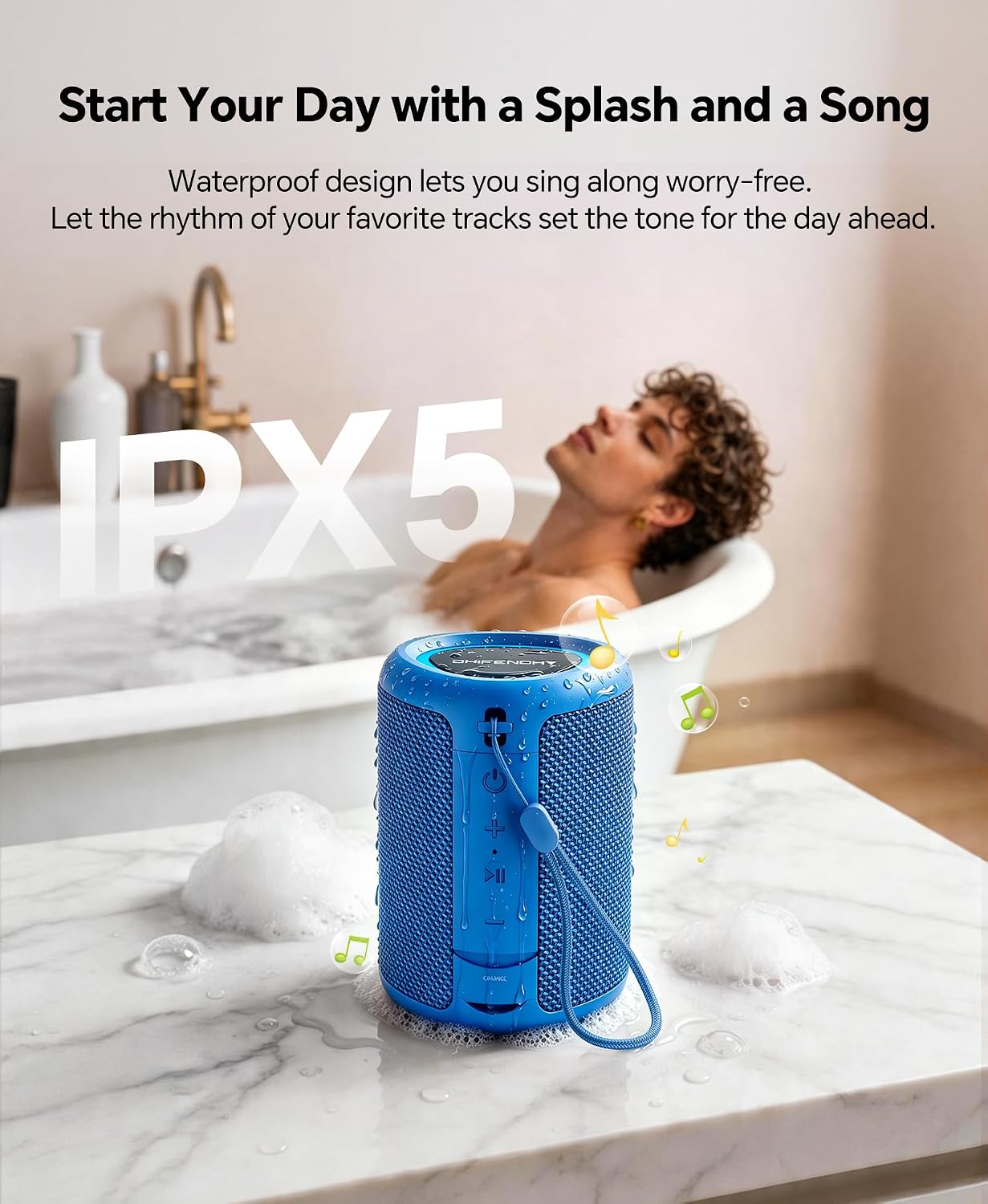 PARLANTE BLUETOOTH PORTÁTIL CHIFENCHY PULSESOUND 20W IMPERMEABLE - 5
