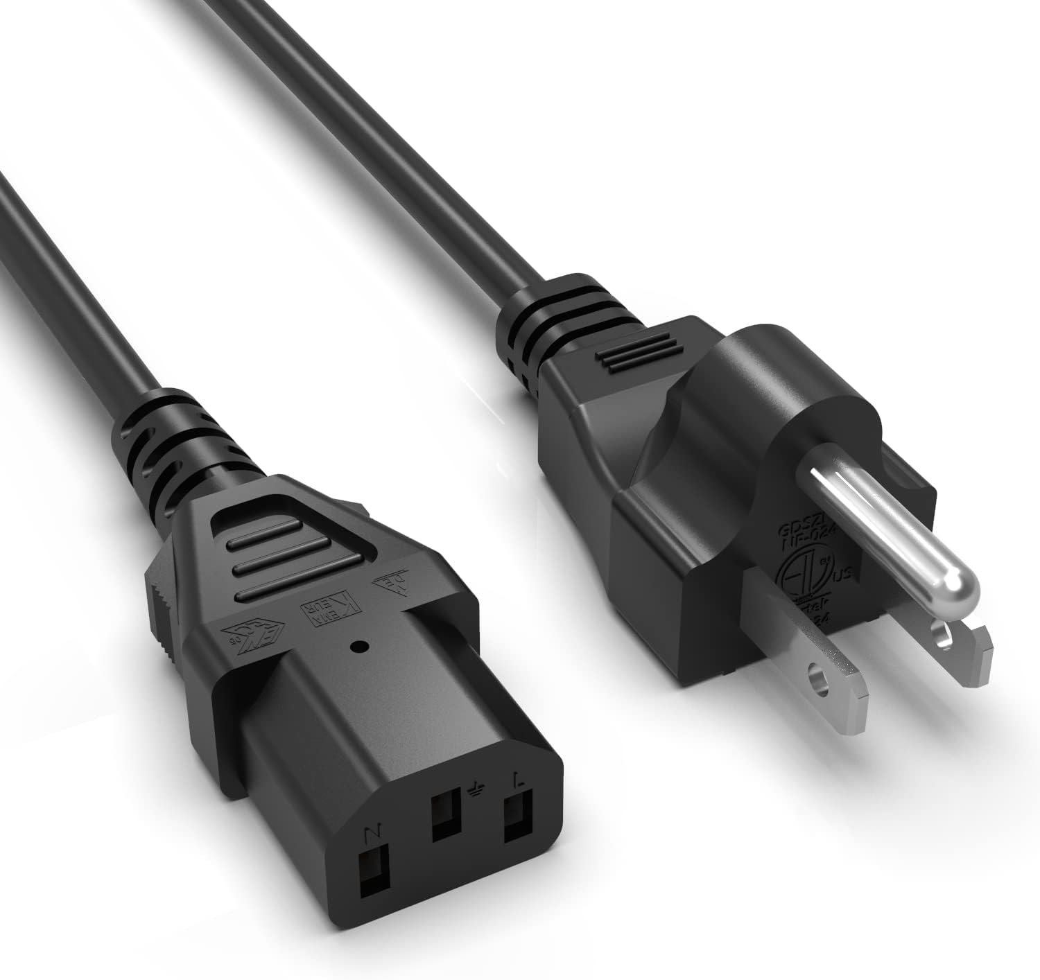 CABLE DE ALIMENTACIÓN SUPERER 4 FT 3 CLAVIJAS PARA AMPLIFICADORES Y PARLANTES BLUETOOTH - 1