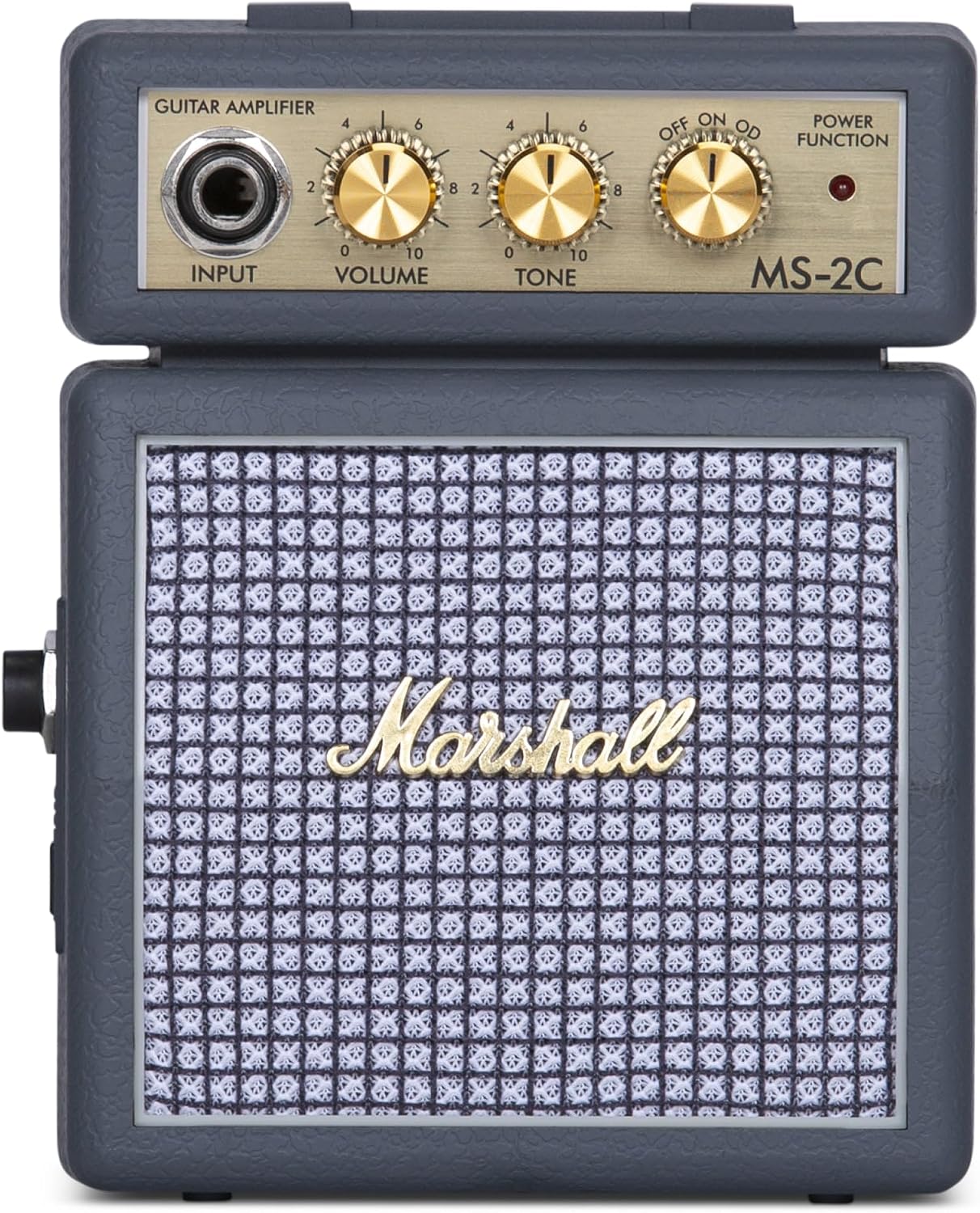 AMPLIFICADOR PARA GUITARRA ELÉCTRICA MARSHALL MS-2 BATERÍA GRIS - 1