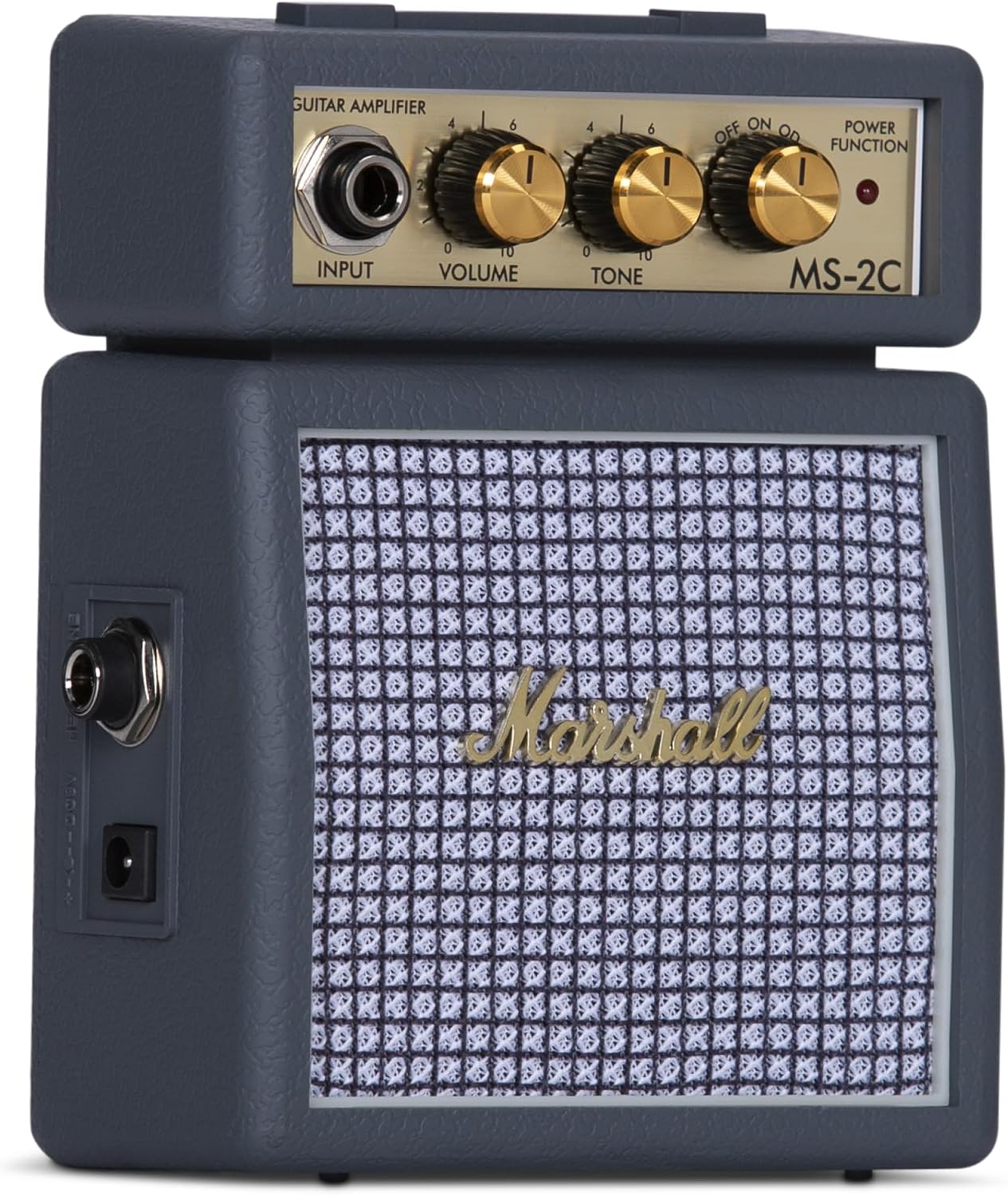 AMPLIFICADOR PARA GUITARRA ELÉCTRICA MARSHALL MS-2 BATERÍA GRIS - 2