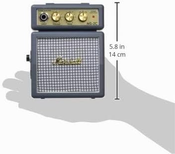 AMPLIFICADOR PARA GUITARRA ELÉCTRICA MARSHALL MS-2 BATERÍA GRIS - 4