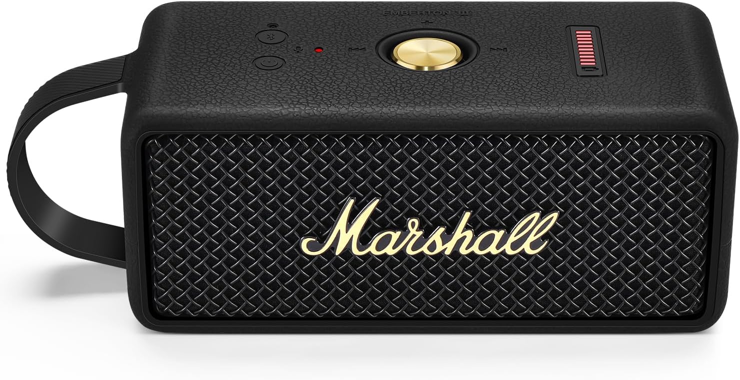 ESTUCHE DE SILICONA PARA MARSHALL EMBERTON III NEGRO - 1
