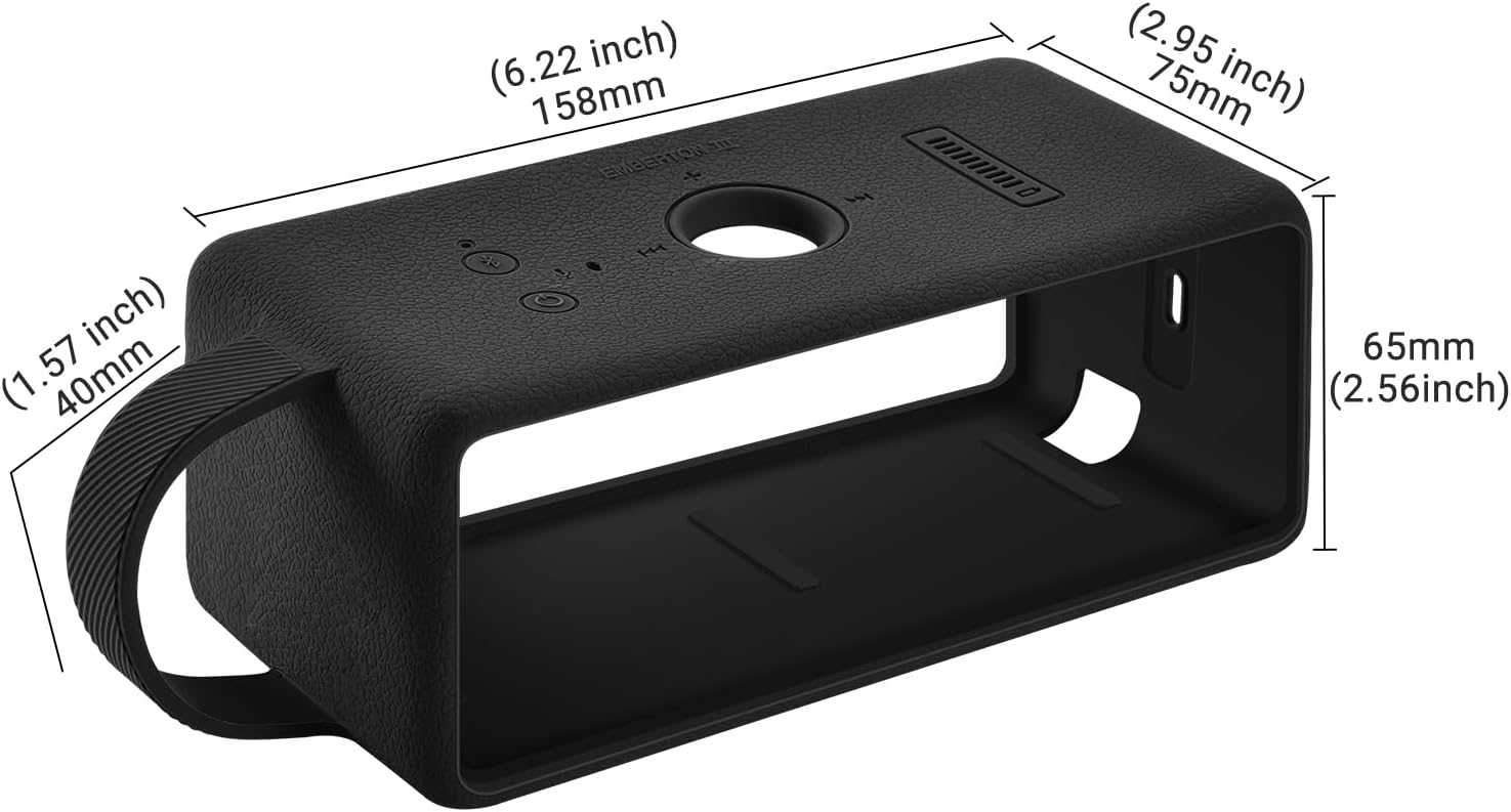 ESTUCHE DE SILICONA PARA MARSHALL EMBERTON III NEGRO - 3