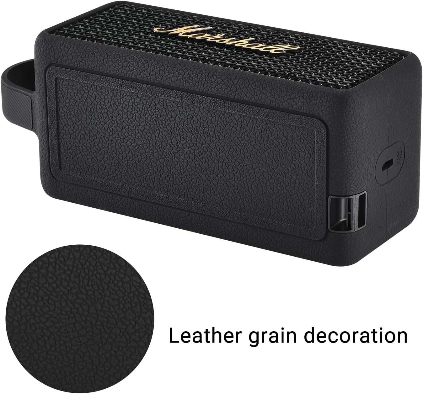 ESTUCHE DE SILICONA PARA MARSHALL EMBERTON III NEGRO - 5