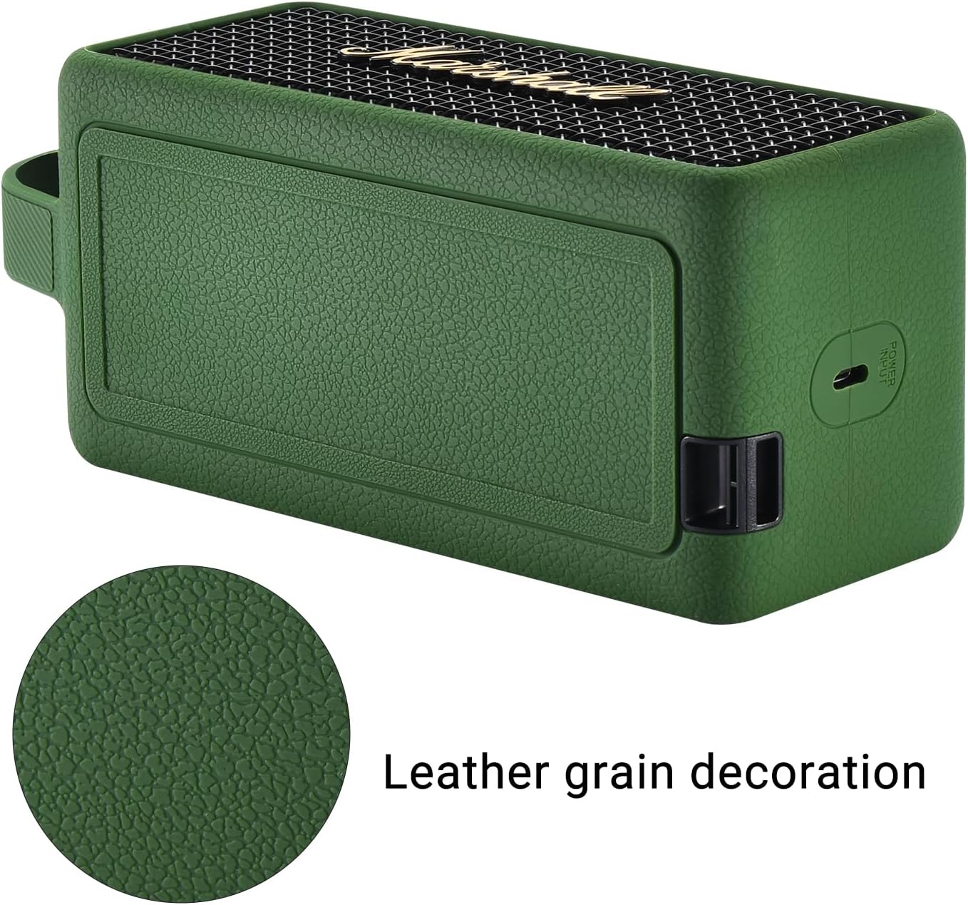 ESTUCHE PROTECTOR DE SILICONA PARA MARSHALL EMBERTON III VERDE - 5