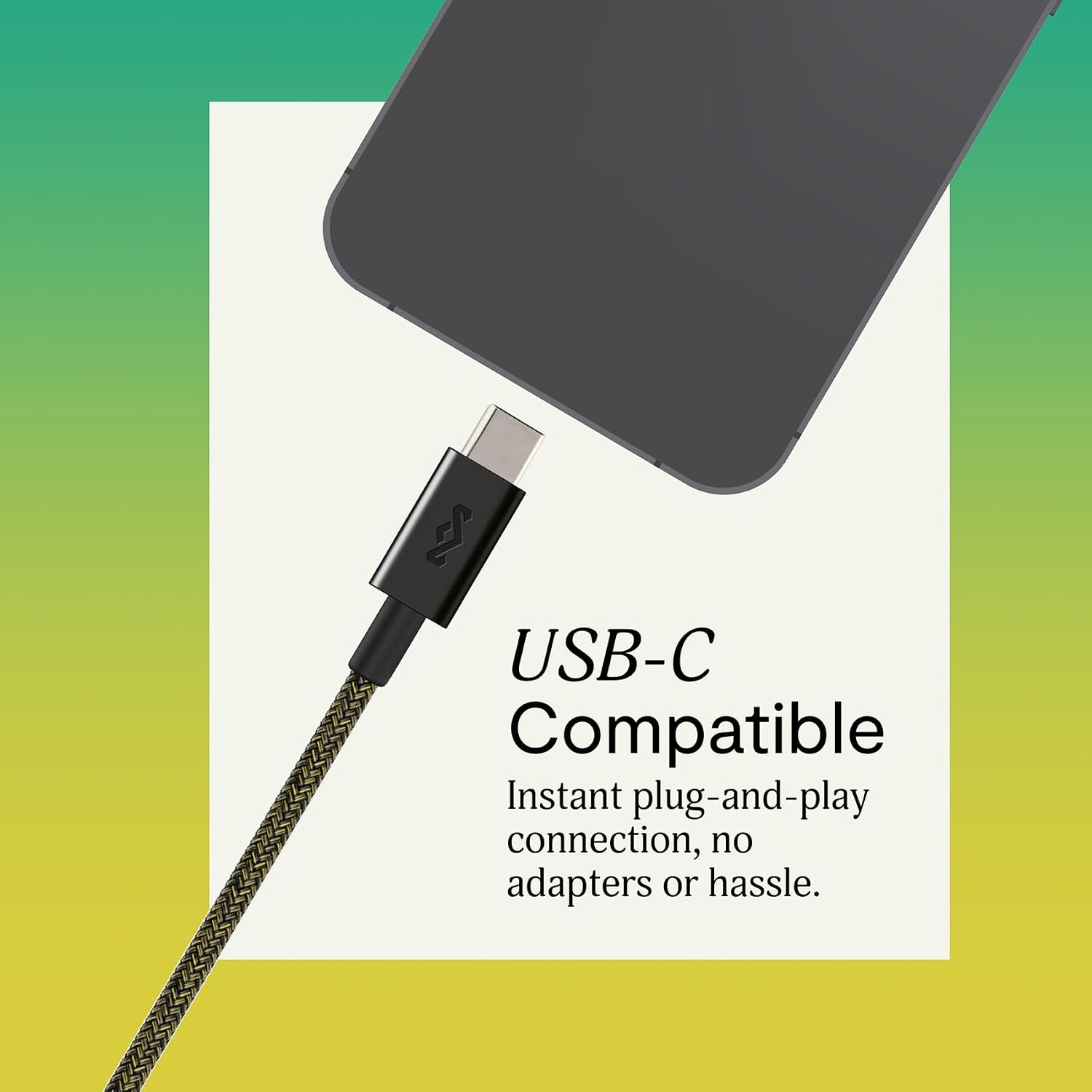 AUDÍFONOS HOUSE OF MARLEY SMILE JAMAICA USB-C CON MICRÓFONO COLOR BRONCE - 3