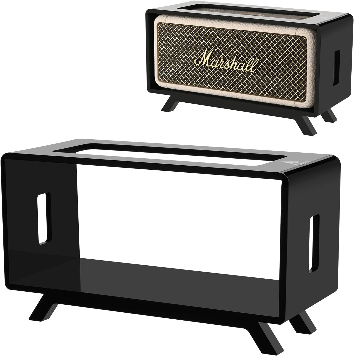 SOPORTE DE ESCRITORIO ACRÍLICO TXESIGN PARA PARLANTES MARSHALL EMBERTON/EMBERTON II/EMBERTON III NEGRO - 1