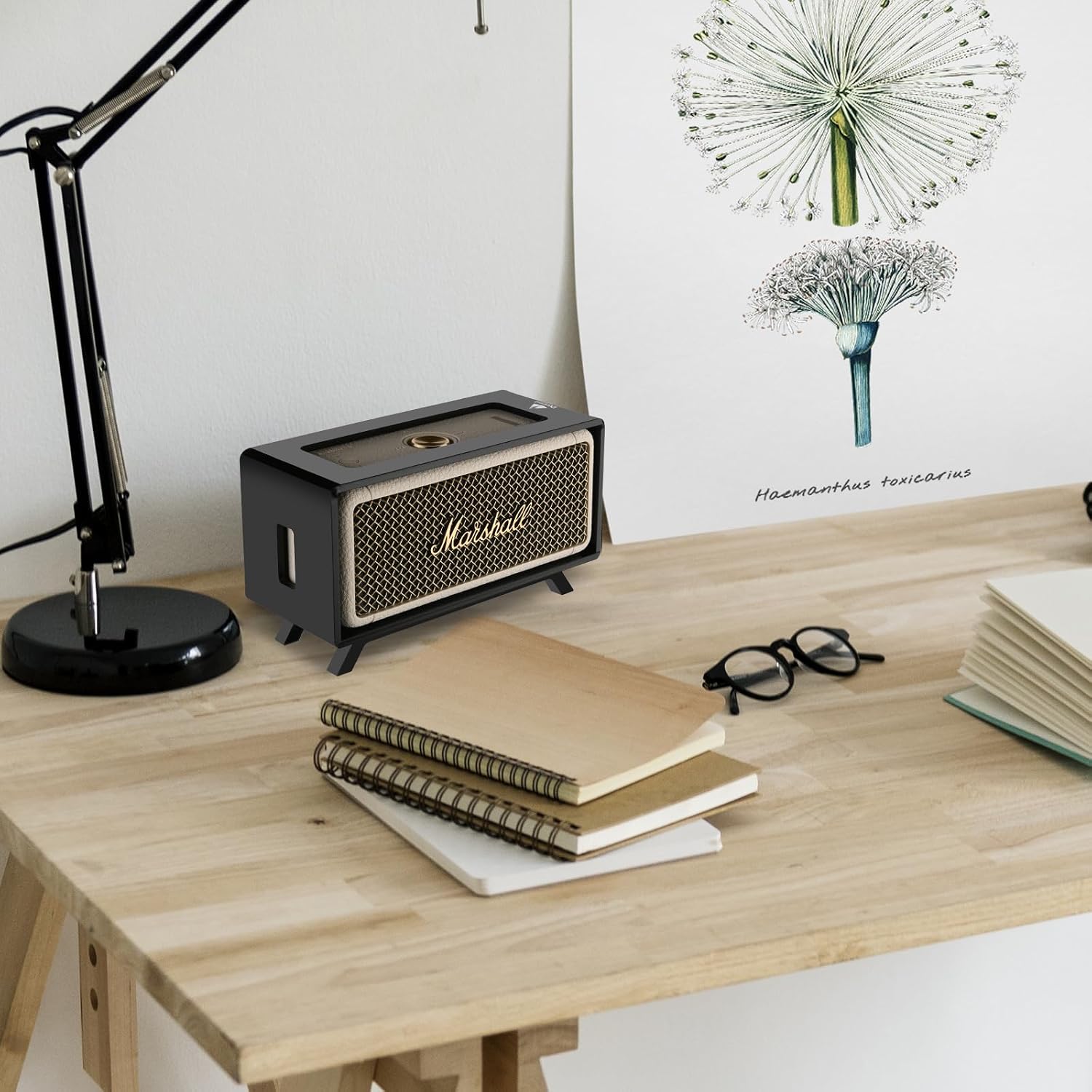 SOPORTE DE ESCRITORIO ACRÍLICO TXESIGN PARA PARLANTES MARSHALL EMBERTON/EMBERTON II/EMBERTON III NEGRO - 5