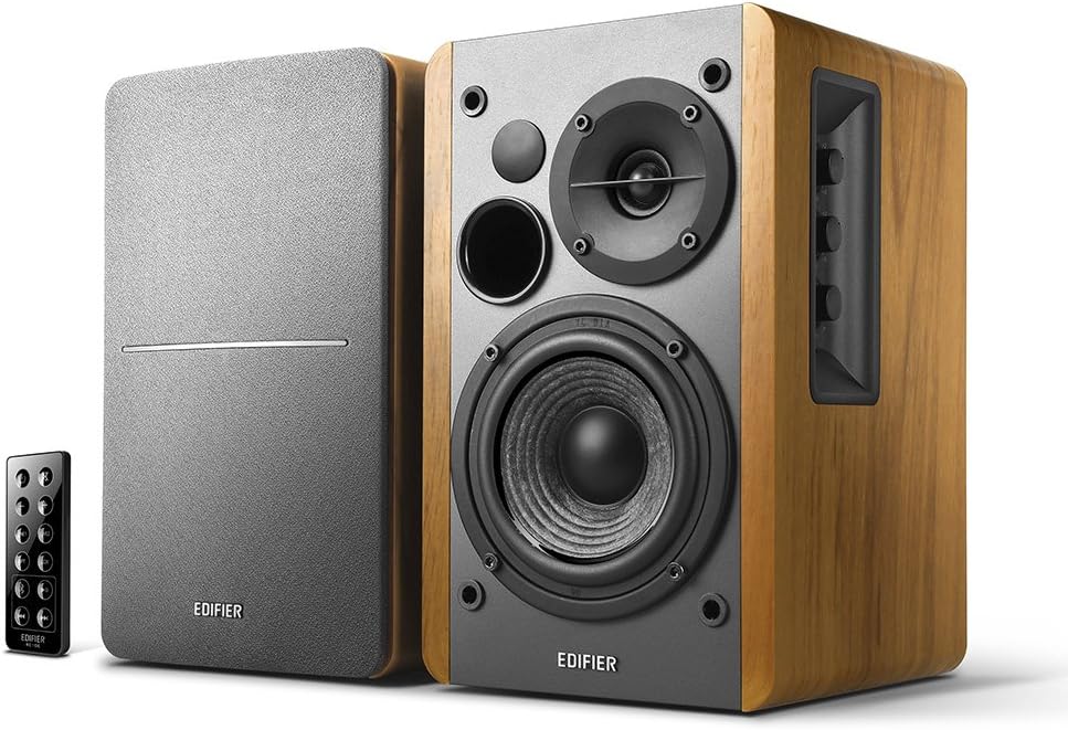 PARLANTES EDIFIER R1280DB BLUETOOTH 42W RMS MADERA - 4