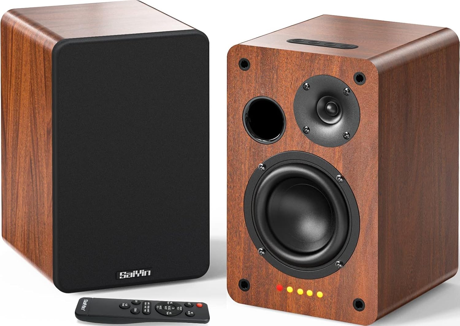 PARLANTES BLUETOOTH SAIYIN BOOKSHELF CON SUBWOOFER - 1
