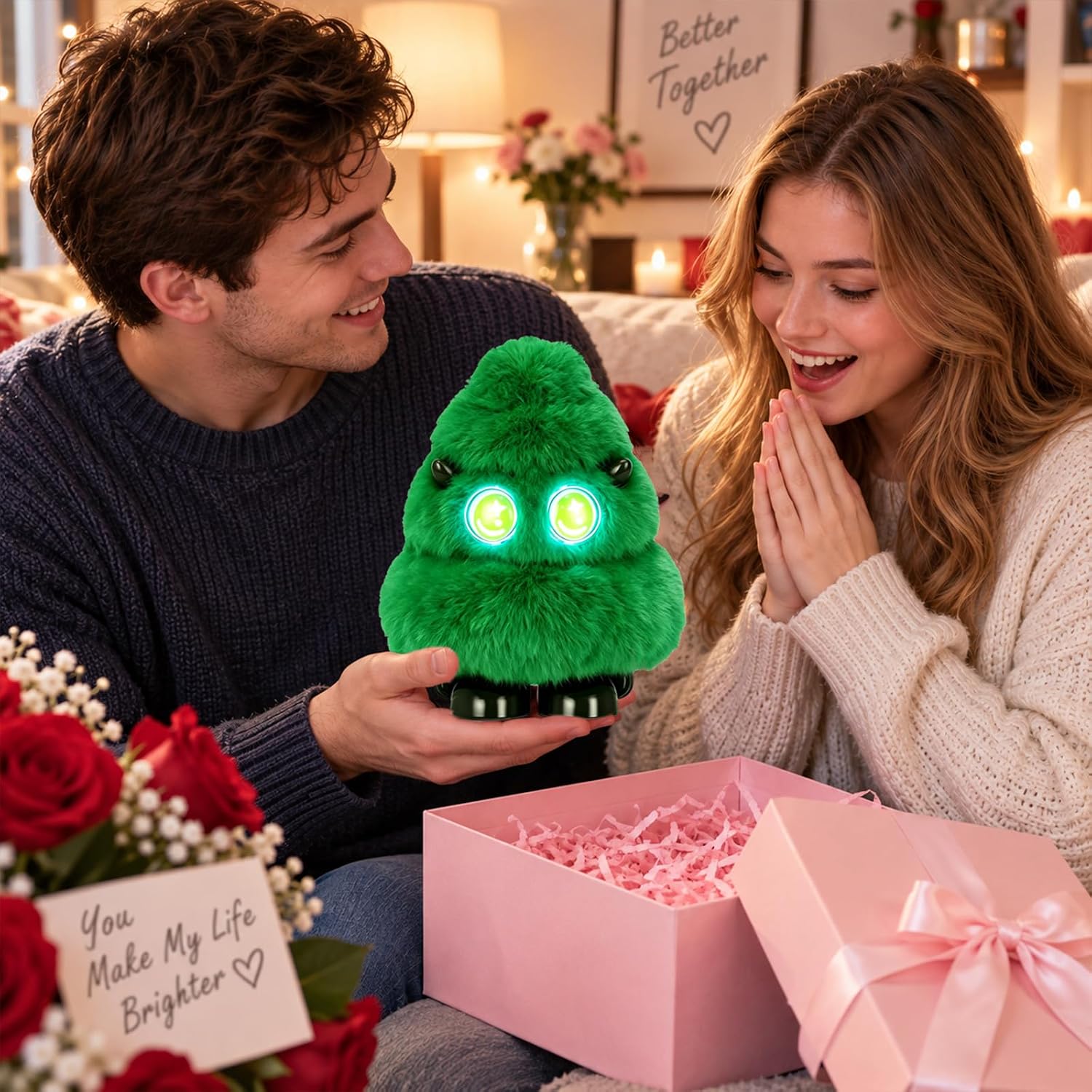 PARLANTE BLUETOOTH GRAUICI CHRISTMAS TREE PLUSH 15W CON LED - 3