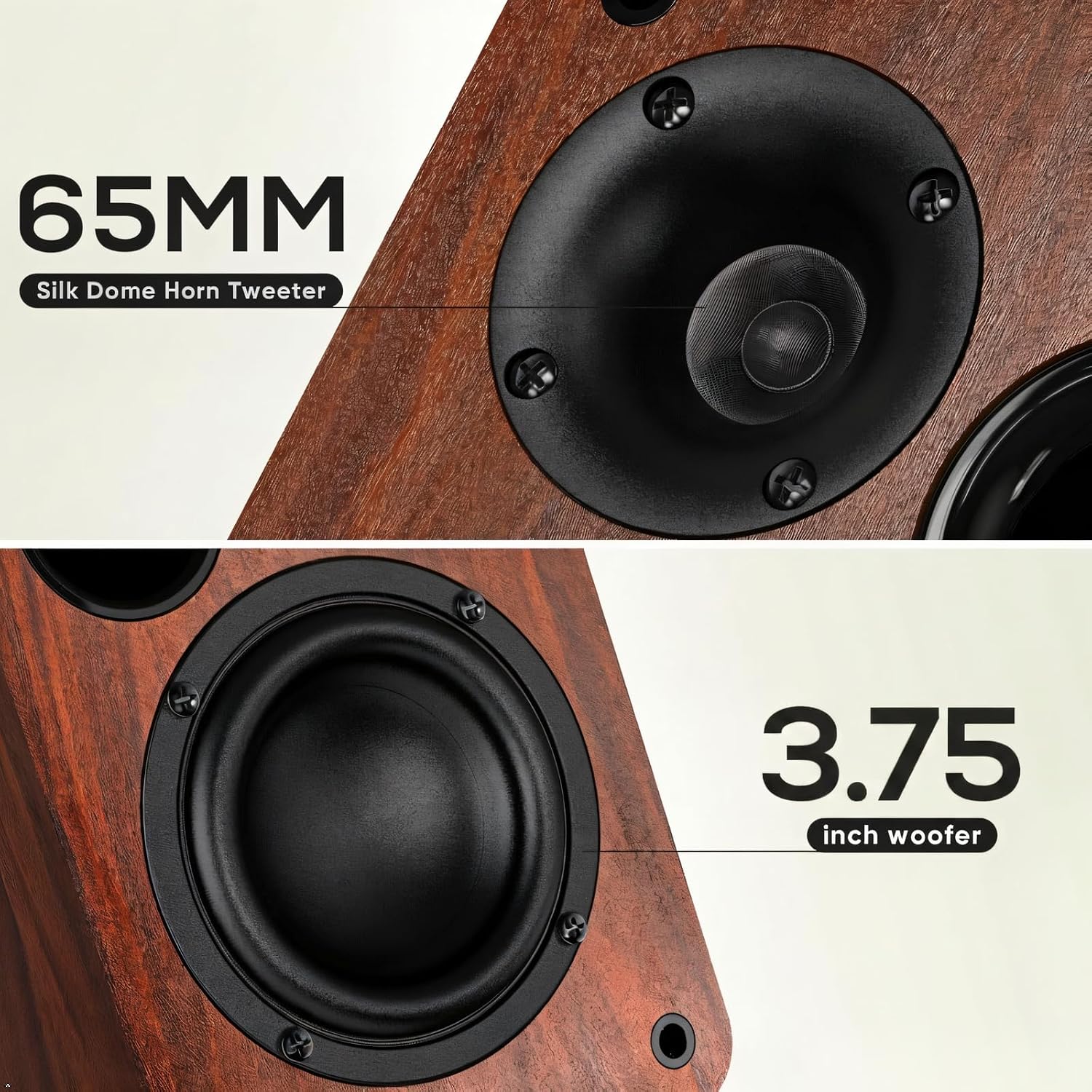 PARLANTES SAIYIN BLUETOOTH ACTIVOS BOOKSHELF 30W X 2 - 2
