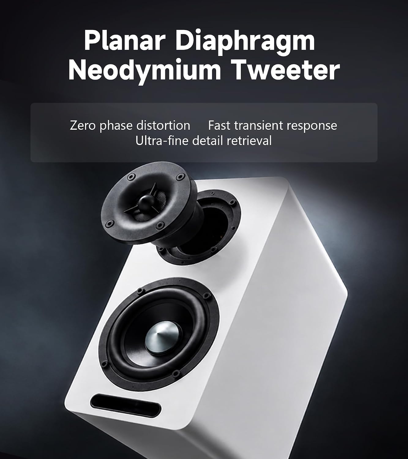 PARLANTES EDIFIER AIRPULSE A60 BLUETOOTH HI-RES BLANCO - 2