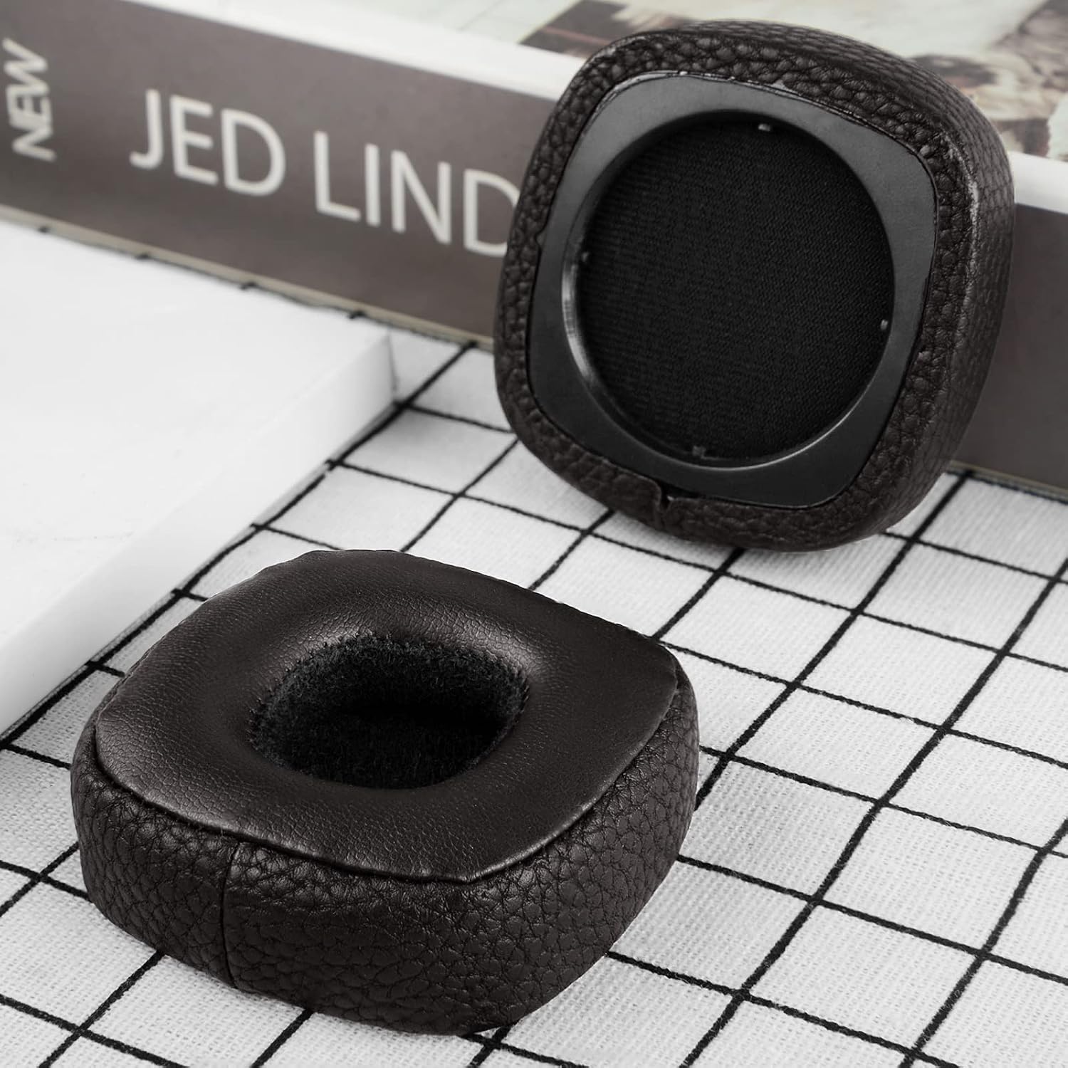 ALMOHADILLAS DE REPUESTO PARA AUDÍFONOS GEEKRIA PARA MARSHALL MAJOR III CABLEADO Y BLUETOOTH MARRÓN - 4