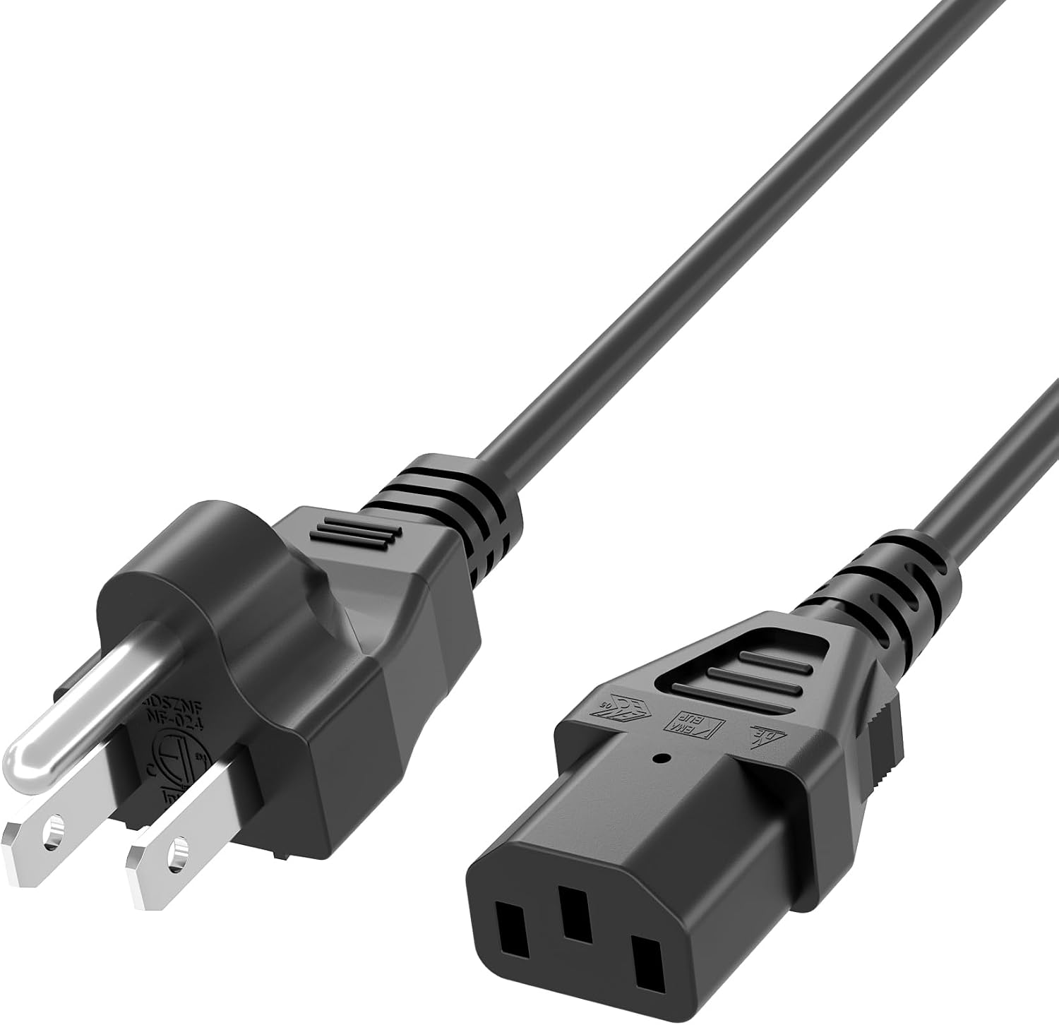 CABLE DE ALIMENTACIÓN SUPERER 6FT 3-PRONG PARA AMPLIFICADORES Y PARLANTES BLUETOOTH - 1