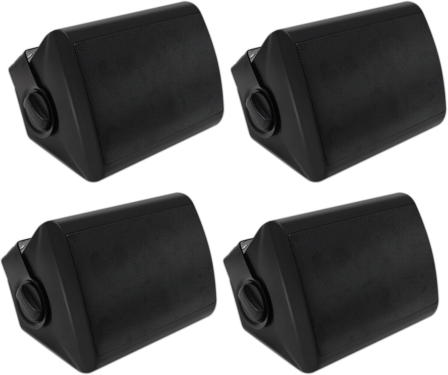 PARLANTES PASIVOS HERDIO 5.25 PULGADAS 600W IMPERMEABLES PARA INTERIOR Y EXTERIOR NEGRO 2 PARES - 1