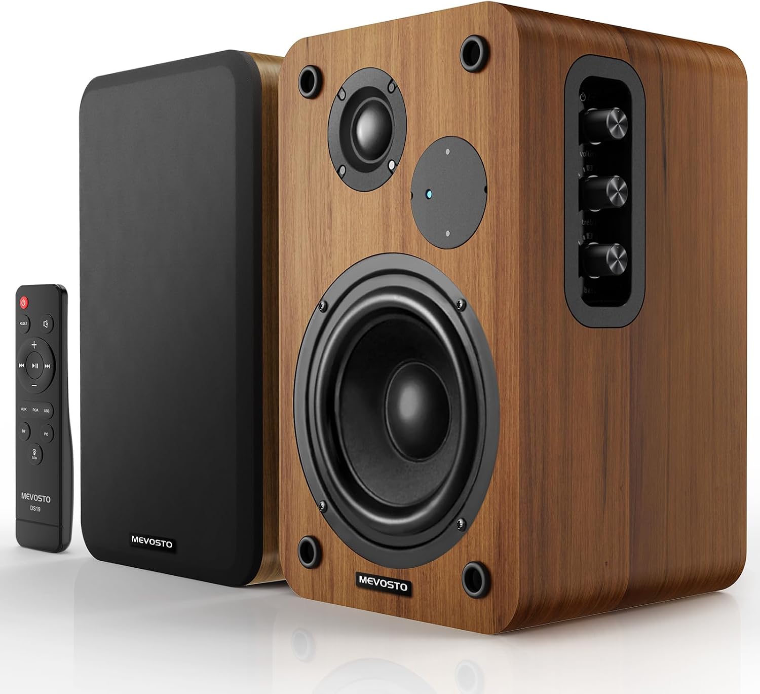 PARLANTES DE ESTANTERÍA ACTIVOS MEVOSTO DS19 5 PULGADAS - 1