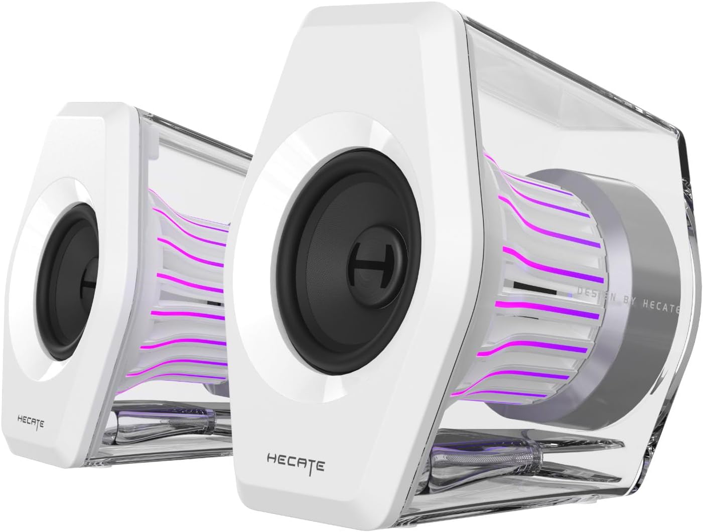 PARLANTES EDIFIER G2000 PRO 2.0 RGB GAMING 64W BLANCO - 1
