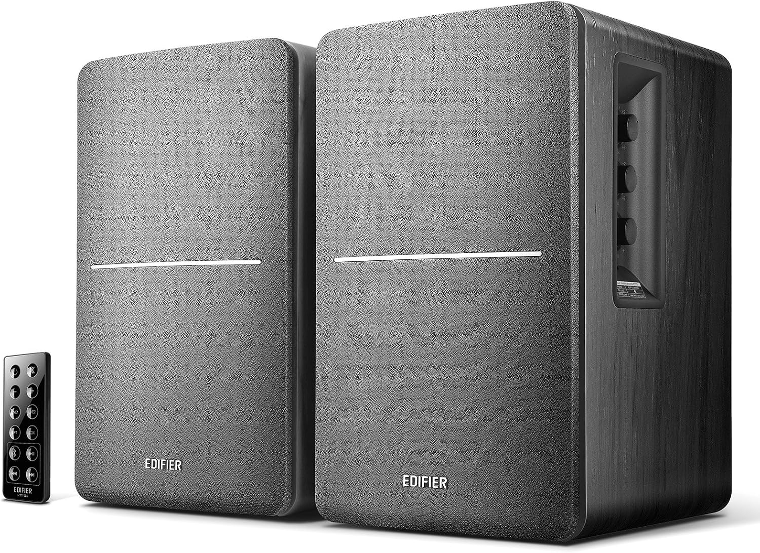 PARLANTES EDIFIER R1280DB BLUETOOTH 42W RMS MADERA NEGRO - 1